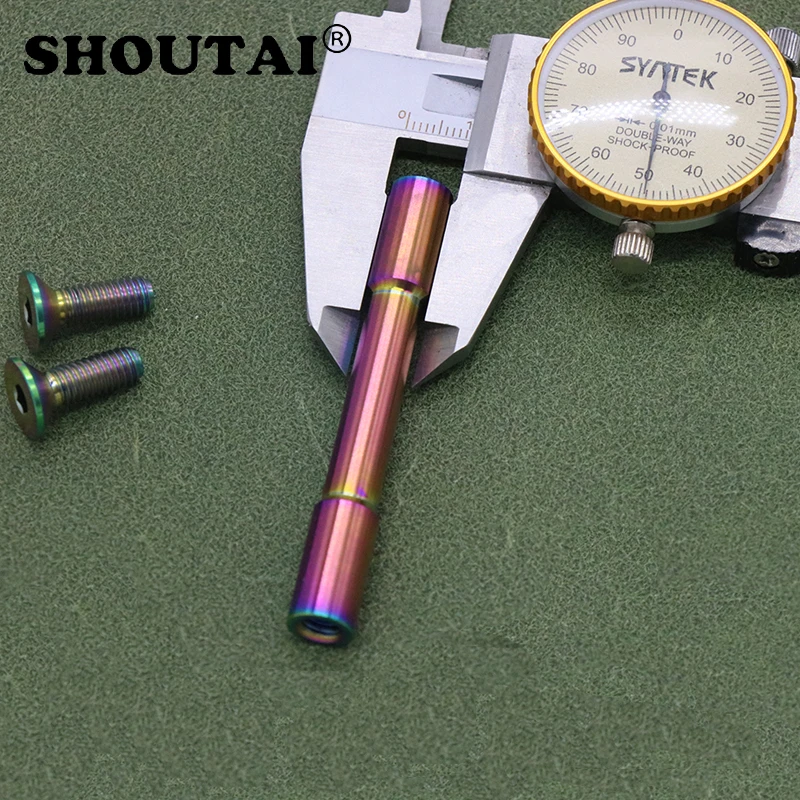 Shoutai Hợp Kim Titan Xe Đạp Phía Sau Dĩa Xoay Lắp Ráp Và Bu Lông Bộ Cho Xe Đạp Brompton Xe Đạp Phần