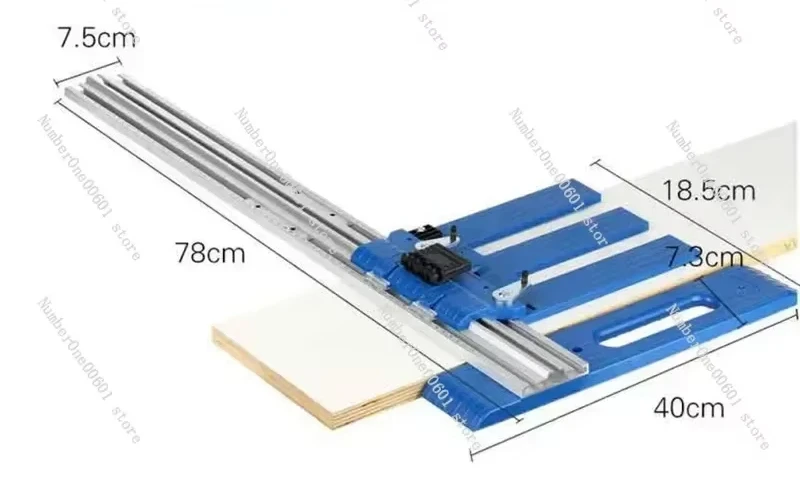 Electric Circular Saw Fixed Guide Rail Woodworking Slide Frame Trimming Machine Slotting Guide Rail Slide Frame Woodworking Tool