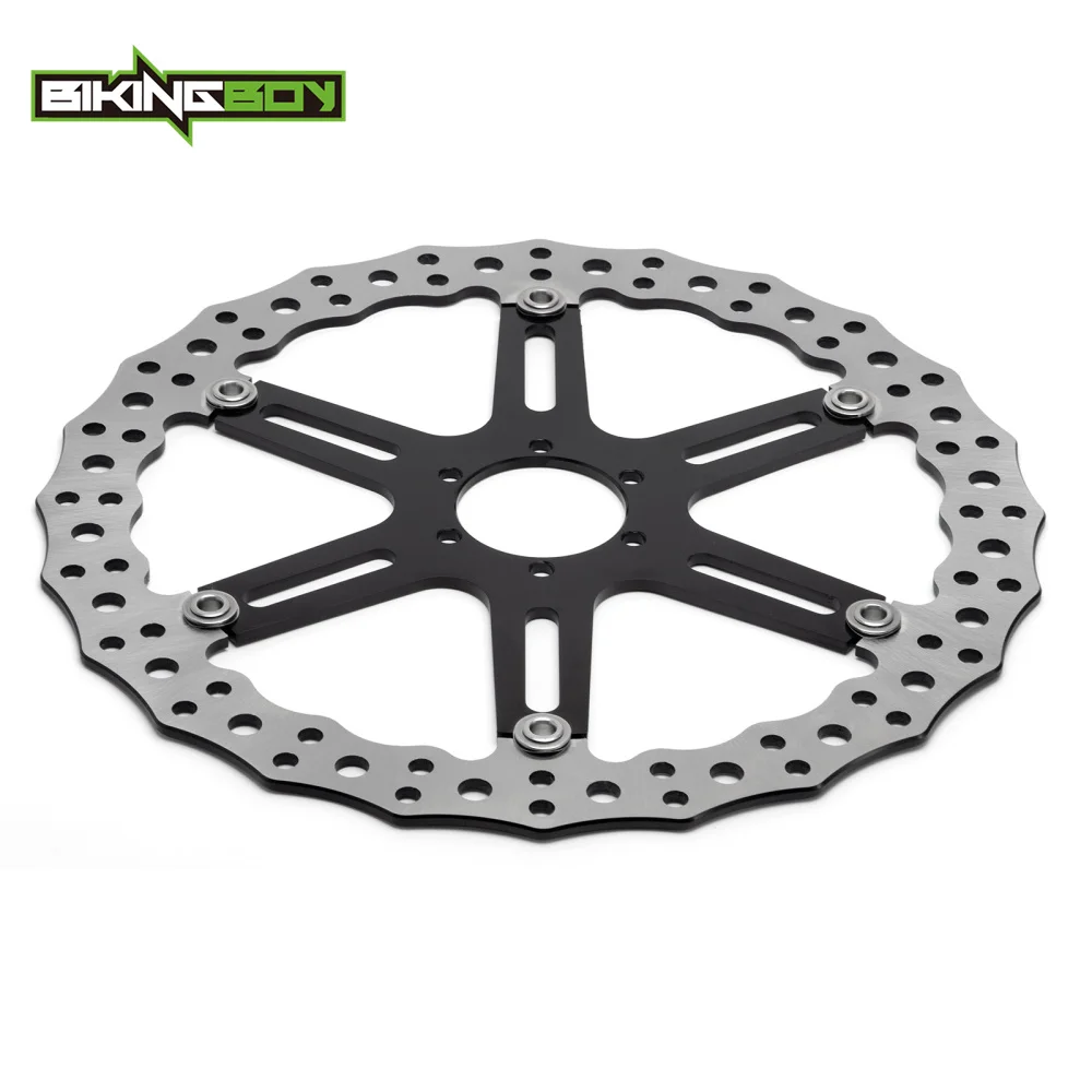 381mm 15in Front Brake Discs Disks Rotors Bracket Adaptor For Victory Vision Tour Cross Country Magnum Hard Ball Hammer S Indian