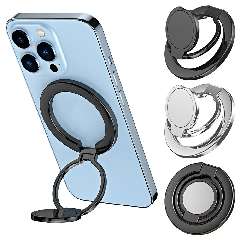 

Strong Magnetic Mobile Phone Finger Holder For MagSafe Accessories Magnet Foldable Cellphone Stand Support For IPhone 14 15 Y1S9