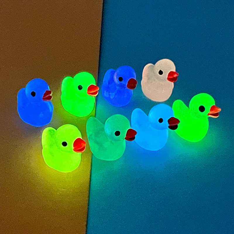 5PCS luminous duckling Microlandscape succulent plant DIY decorative creative luminous toy