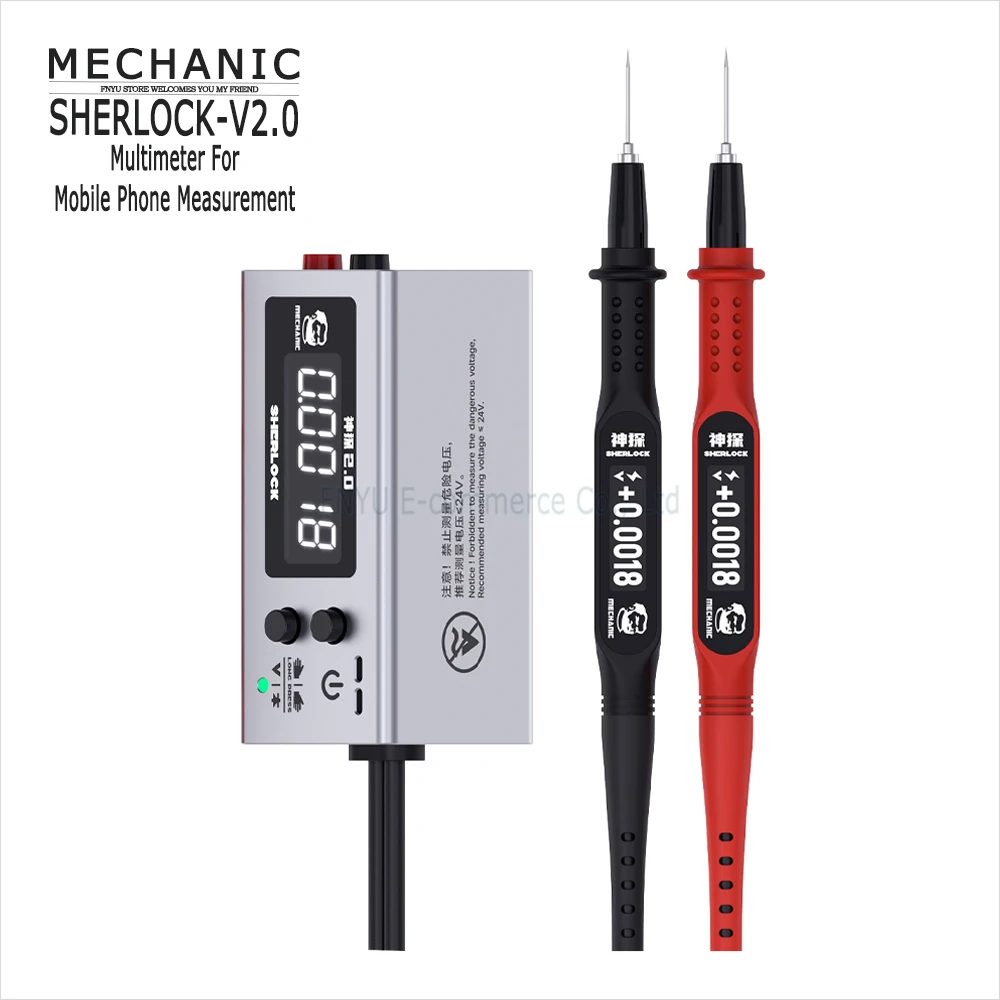 2.0 mata-mata mekanik Multimeter 3 tampilan layar untuk telepon tes voltase meja SHERLOCK V2.0 PN inspeksi pertemuan pena Visual perbaikan