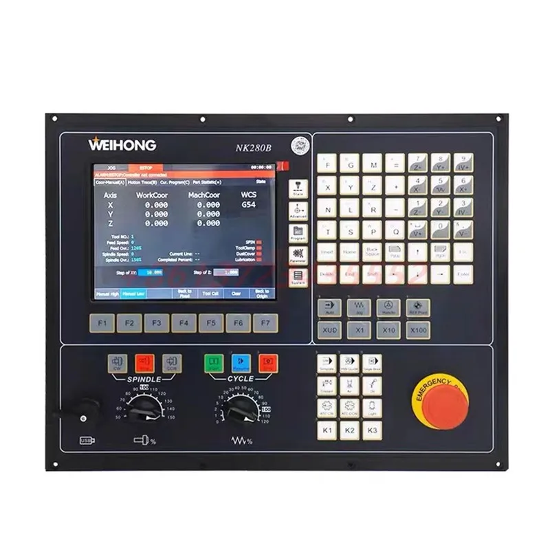 NK280B Controller Software NC Studio V10 3/4 Axis ATC Spindle Integrated Control System Bus CNC system Lambda 21E