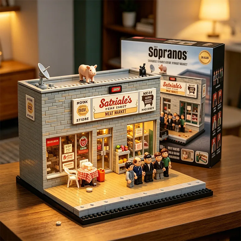 Image of Bausteine-Kollektion Entspannungs-Bausteine-Spielzeug Mf Puppe DIY Moc Ausstellungsmodell Heim Büro Erwachsenen Kreatives Geschenk