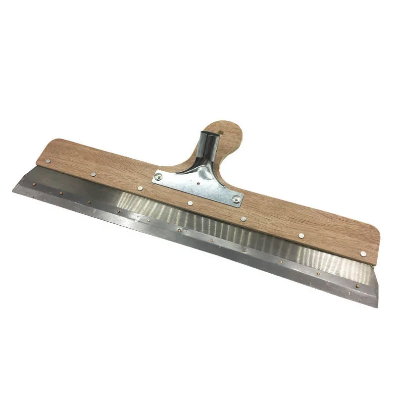 Manual Cement Self-Leveling Rake Epoxy Cement Mortar Construction Tool Self-Leveling Scraper With Rack Scraper