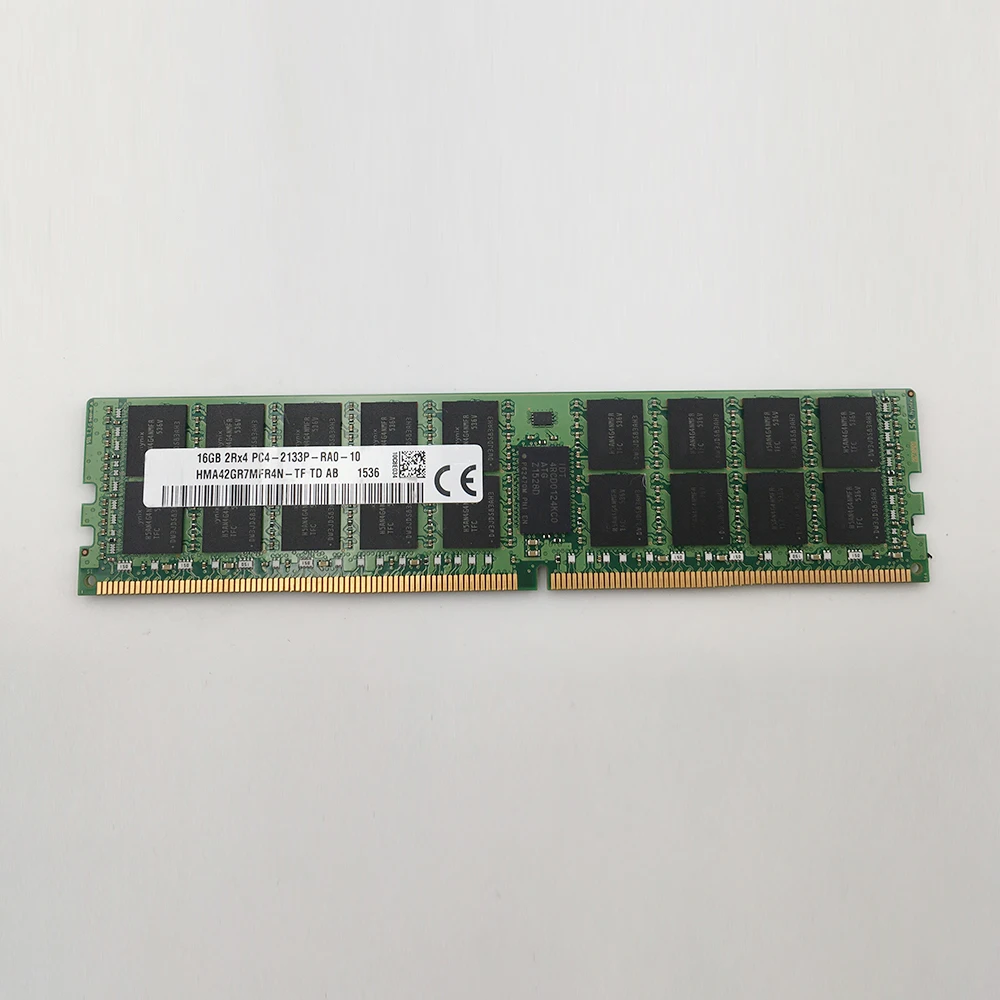 1 قطعة 16 جرام 16 جيجابايت 2RX4 PC4-2133P ECC DDR4 RAM لذاكرة خادم SK هاينكس HMA42GR7MFR4N-TF