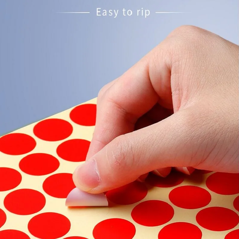 6mm Colored Round Dots Sticker Handwritten Adhesive Label DIY Handmade Stickers 6120pcs