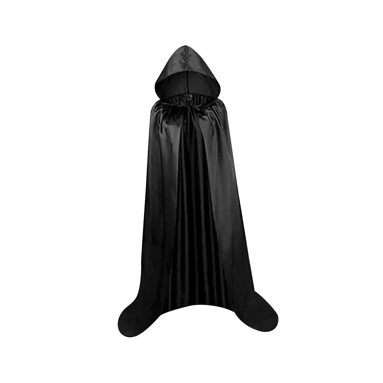 Halloween Cosplay Costume Soft Hooded Cloak Practical Easy Wear Cape for Adults Stage Performances and Spooky Events