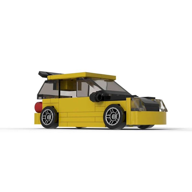 Speed Racing Car Model MOC Building Bricks EK9 High-Performance Hot Hatchback Modular Technology Children Holiday Gifts Toy Suit