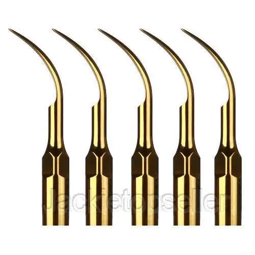 100PCS Dental Ultrasonic Scaler Tips G2T Dental Scaler Supragingival Scaling tip Golden Color fit EMS/Woodpecker G2T