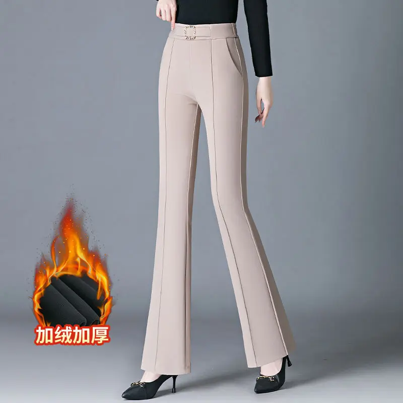 Hohe Taille Abnehmen Casual frauen Hosen Drapieren Ausgestelltes Elastische Taille Fischschwanz Hosen Neue 2025, Stil Lose Fit Hosen TT331