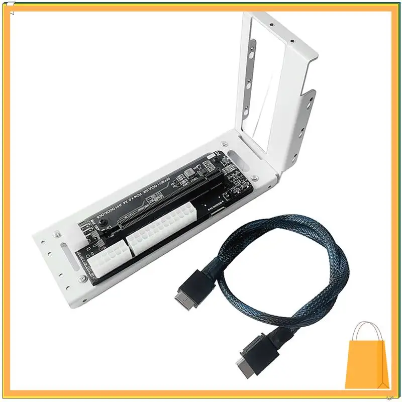 L53A-SFF 8611 Oculink M.2 بطاقة الرسومات الخارجية GPU حامل قفص الاتهام Pcie 4.0X4 Gen4 دفتر GDP NUC بطاقة محول