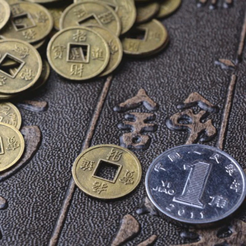HUNYA Pièces Chinoises pour la Richesse, pièce commémorative du Nouvel an Chinois, Pièce de Monnaie Porte-Bonheur des Quatre Grandes bêtes, Pièces de Monnaie Chinoises Feng Shui, Badge Souvenir