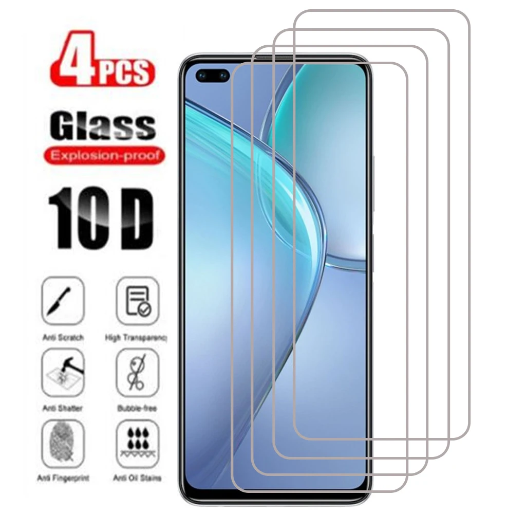 4PCS For infinix zero 8 8i tempered glass guard protective on zero8 x687 6.85inch screen protector phone cover film saver