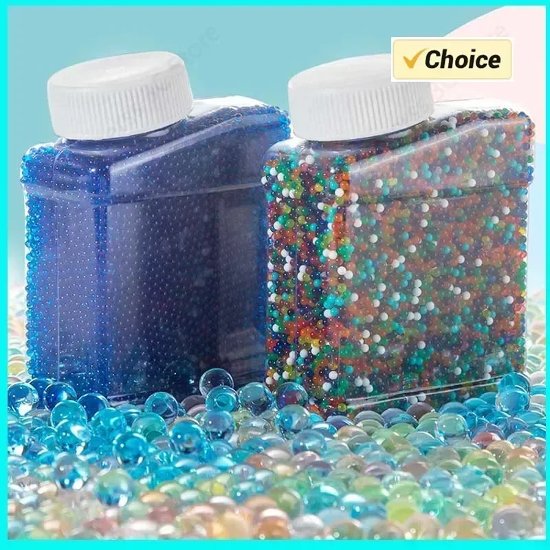 Divertidos juguetes de bomba de agua de arcilla de cristal, cuentas de agua para suelo de cristal, decoración de barro para boda, bolas de agua en cultivo, recarga de bala Blaster DIY