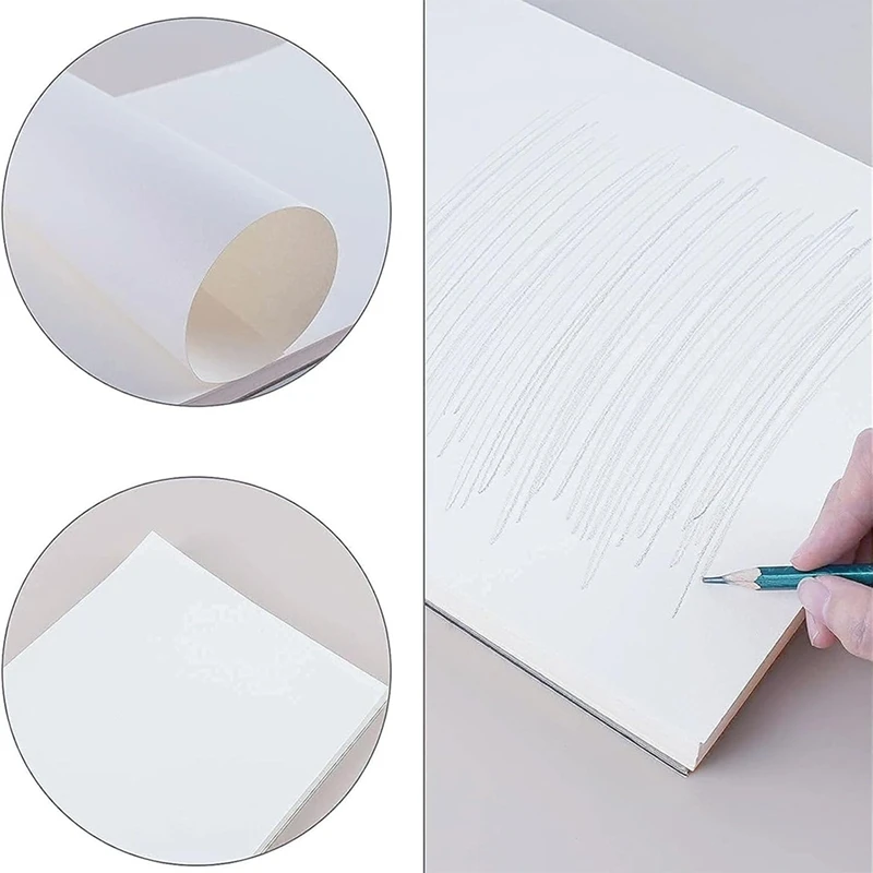 トップスパイラルバウンドスケッチブック、大人、初心者、アーティスト、スケッチのためのアート画用紙