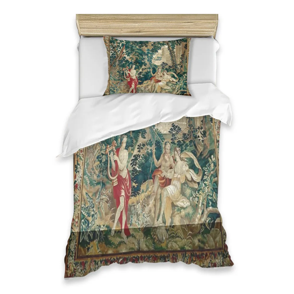 

Orpheus Playing the Lyre to Hades and Persephone Bed Sheets Set Comforter Quilt Cover Duvets Single Bedding