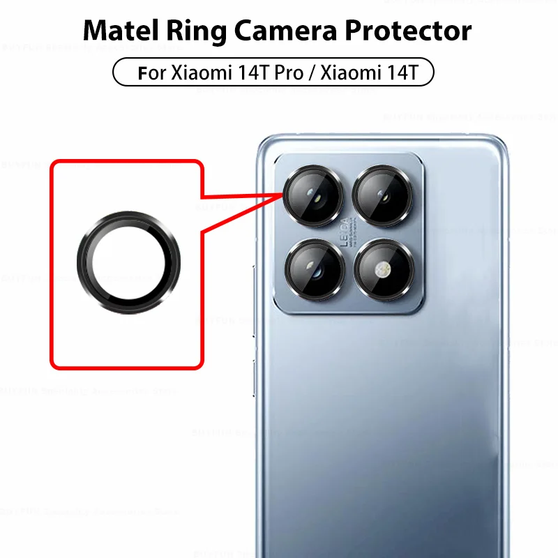 Aluminum Alloy Camera Protectors Cover For Xiaomi 14T Pro Rear Metal Lens Ring Glass Xiaomi14T Xioami Mi14T 14T 14 T T14 14TPro