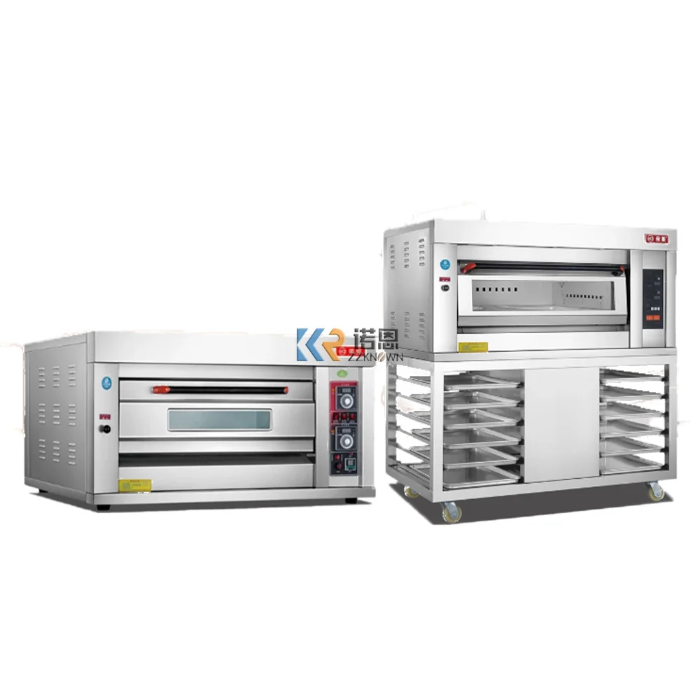 Gas Commercial Range Baking Oven Multifunction Large Capacity Oven Baking Bakery Baking Oven 1 Deck 1 Tray