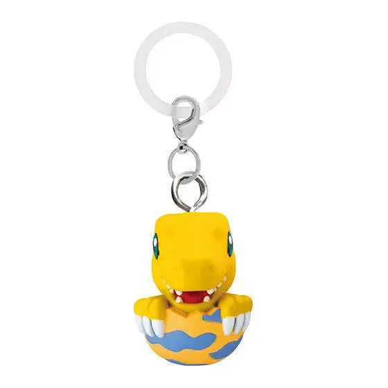 Japanese Genuine Gacha Scale Model Digimon Adventure Agumon Koromon Guilmon Garurumon Eggshell Pendant Action Figure Toys - view 3