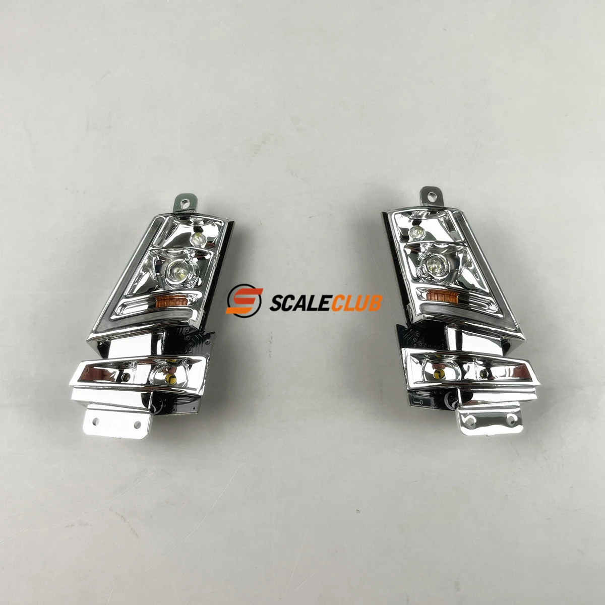 RC 1/14 Integrated Water Headlight for Tamiya Hydraulic Excavator Loader Dump Truck for SCANIA MAN VOLVO Trailer Tipper DIY Part