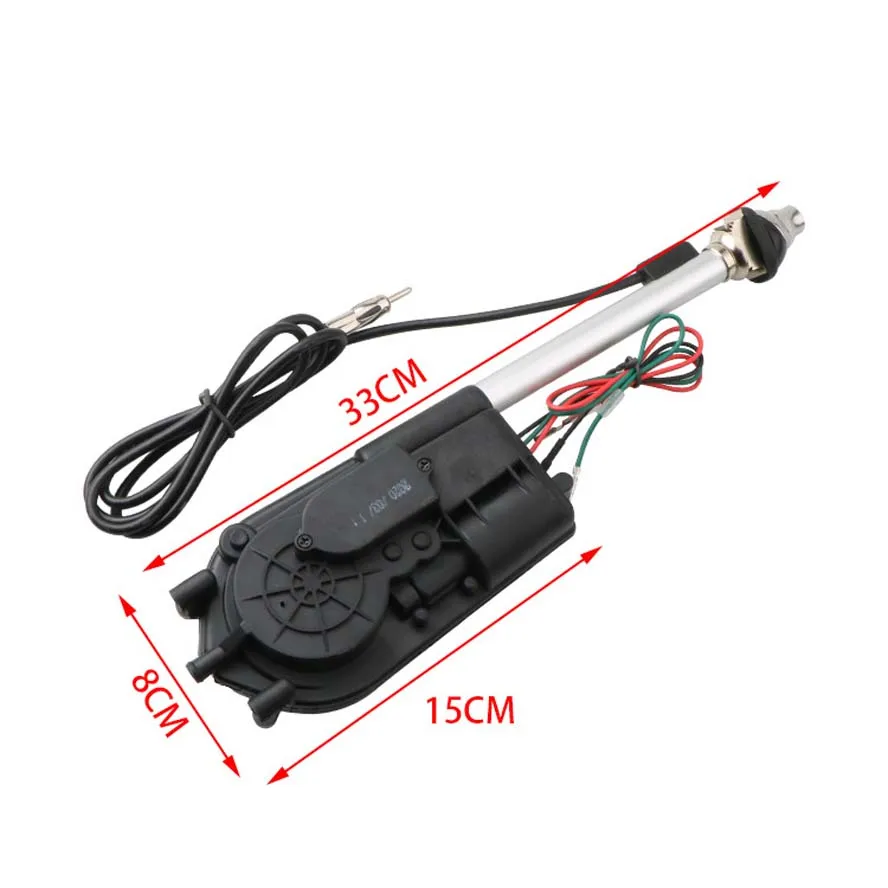 Antena retráctil Universal para coche, Kit de reacondicionamiento de antena de Radio retráctil automática, 12V, repuesto de antena externa para coche