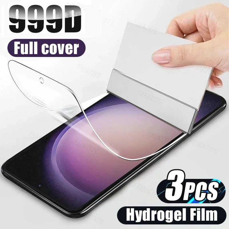 3Pcs Hydrogel Film For Nokia 5.4 3.4 5.3 8.3 2.3 1.3 Screen Protector For Nokia 3 7.2 8 X5 3.2 5 5.1 6 6.1 6.2 7 7.1 3.1