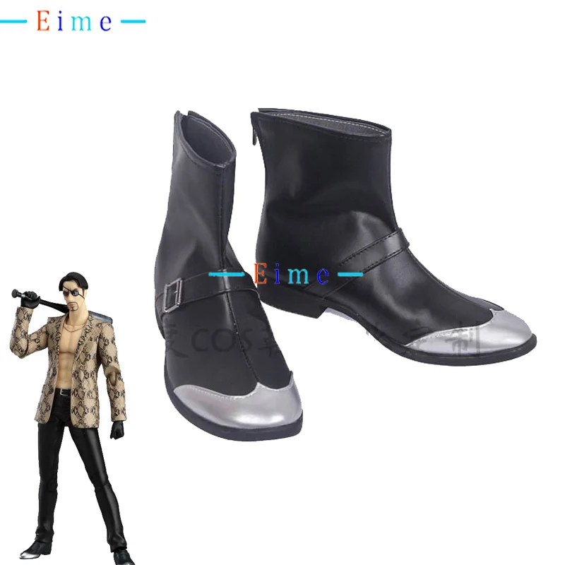 

Goro Majima обувь для косплея аксессуары в стиле аниме реквизит для косплея Хэллоуин карнавальные ботинки обувь из искусственной кожи на заказ