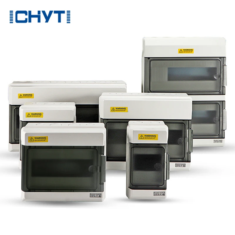 SH Series 4 Way IP66 Waterproof Distribution Box Rainproof Strong Current Open Mounted Plastic Outdoor Wiring Box