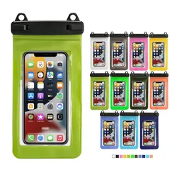 Funda de teléfono impermeable Universal IPX8, bolsa a prueba de agua para la mayoría de los teléfonos, cubierta de natación Ultra, 7,5 pulgadas