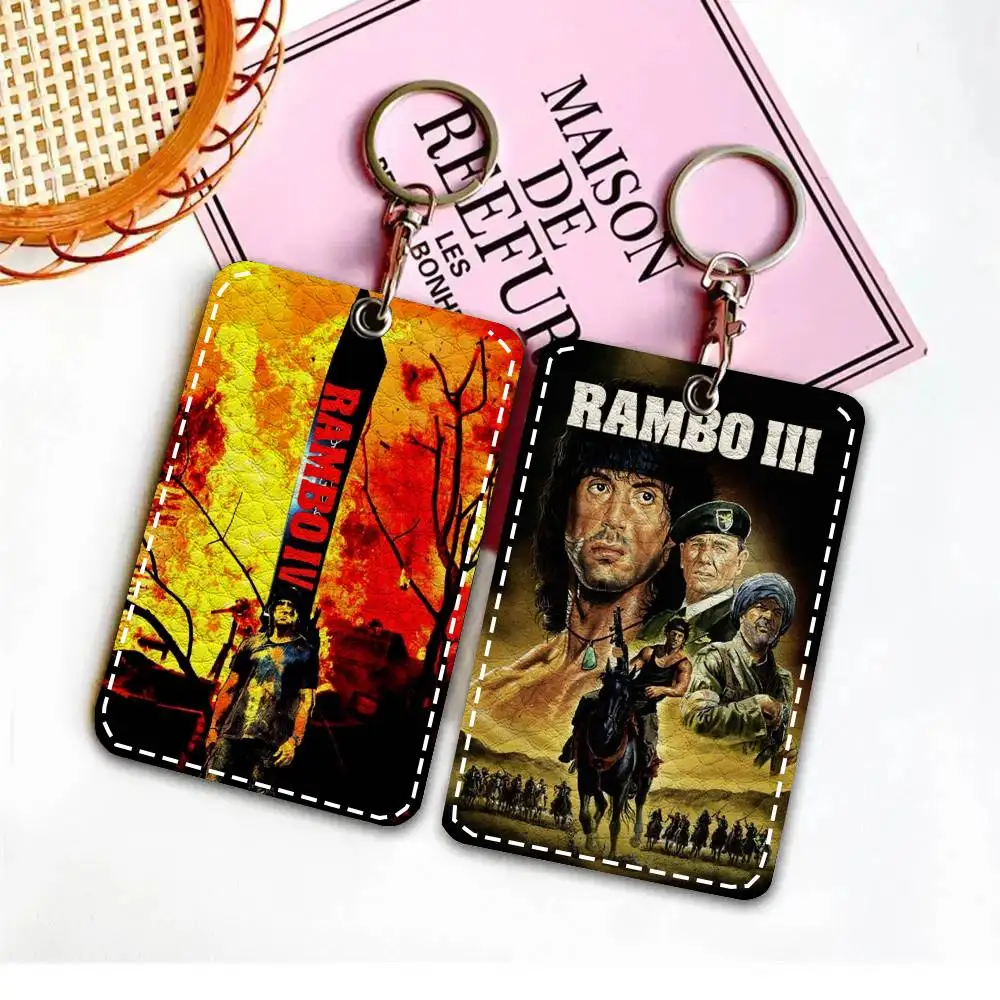 

Кожаный брелок-картхолдер в винтажном стиле по мотивам фильма «Рэмбо: Первый кровавый сезон»
