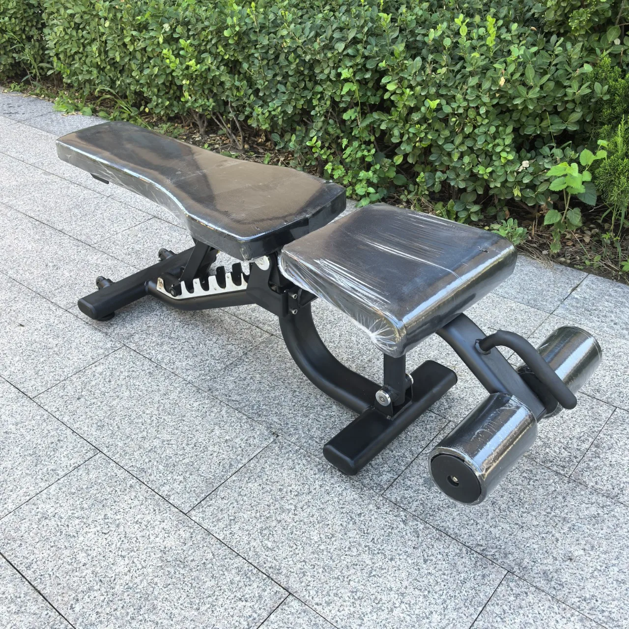 Equipo de Fitness para gimnasio, prensa de banco plano, mancuerna inclinada, levantamiento de pesas, prensa de pecho, banco de corte ajustable con extensión de pierna