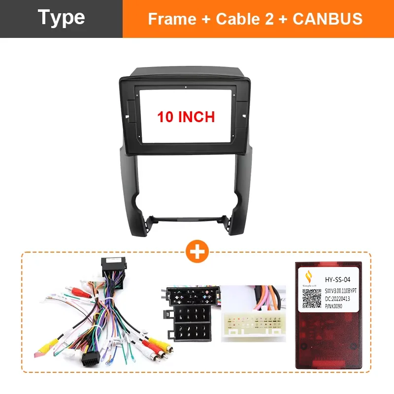 For 2009-2012 KIA SORENTO Audio Dash Kits Frame Facia Panel Player DVD Screen Frame 10 Inch（Matte Black）