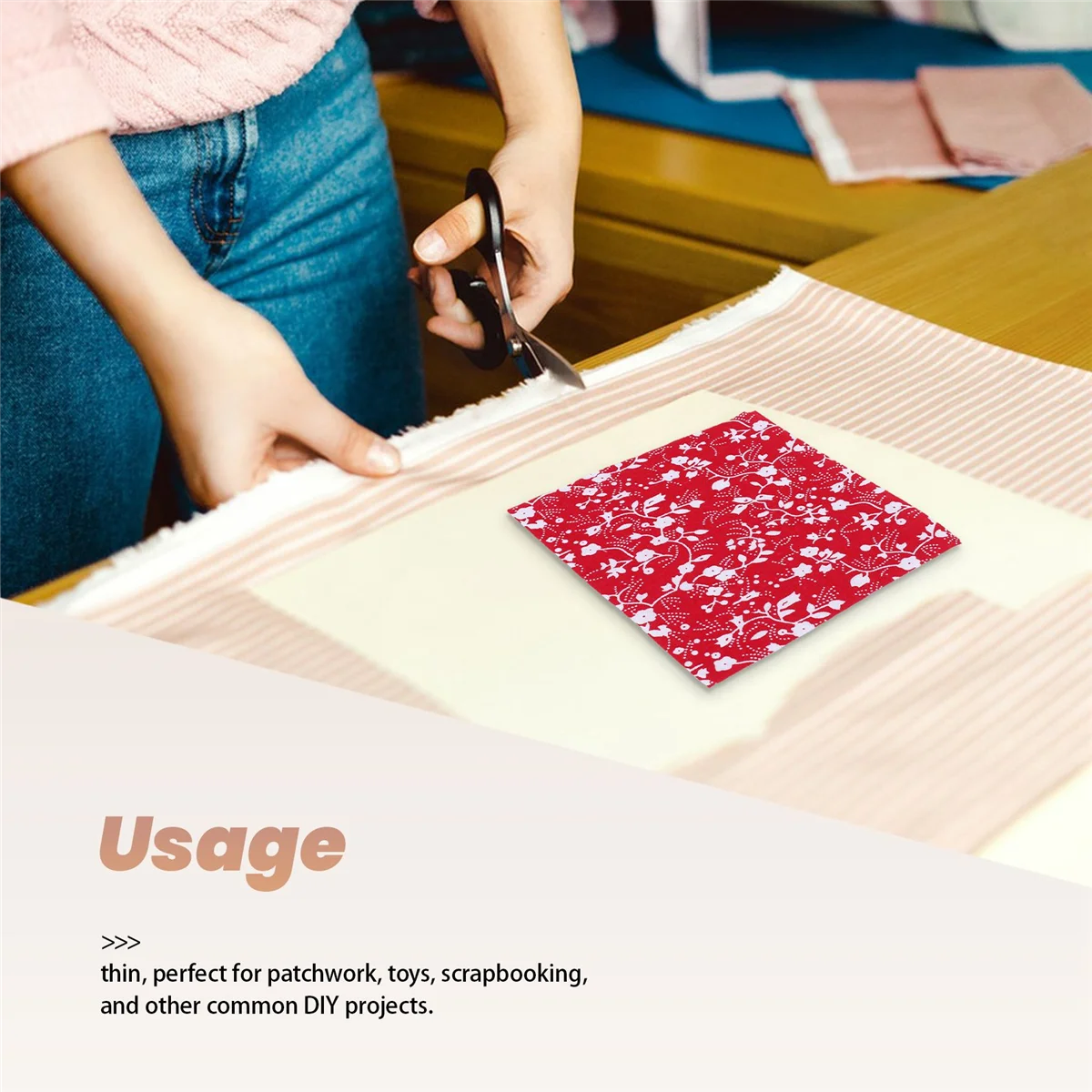 A24P DIY quilting Patch 60pcs 10cmx10cm charm pack cotton fabric patchwork bundle fabrics cloth sewing