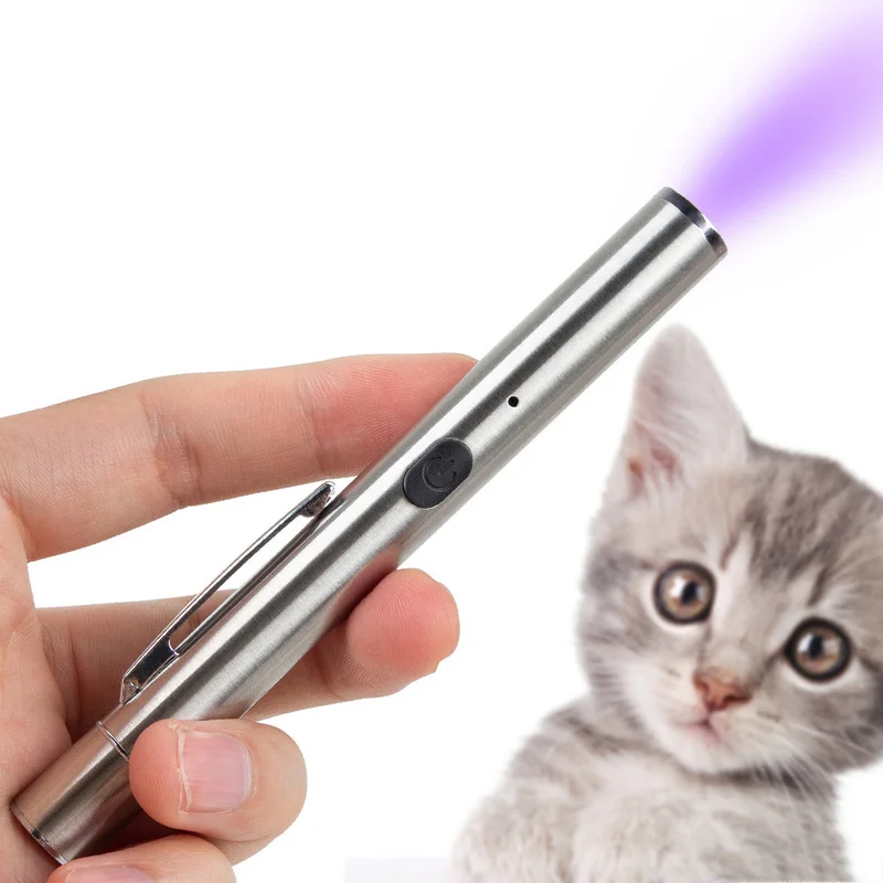 Veterinary USB Rechargeable Fluorescent Cat Moss Detection Light Waterproof Flashlight Ultraviolet Light Cat Moss Tinea Light