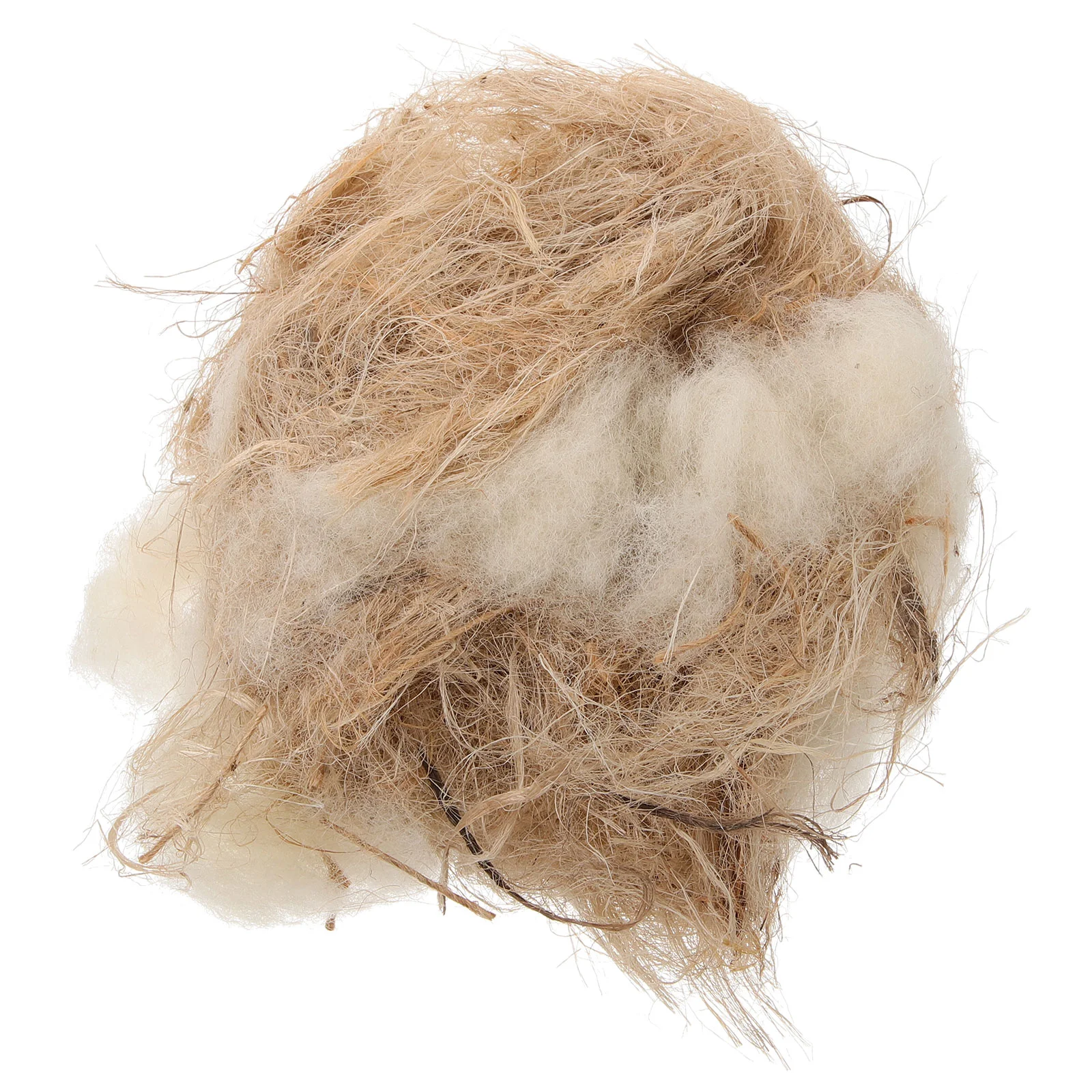 Bird Nesting Material Supplies Materials Linings House Fine Twine Wool for Cage Natural