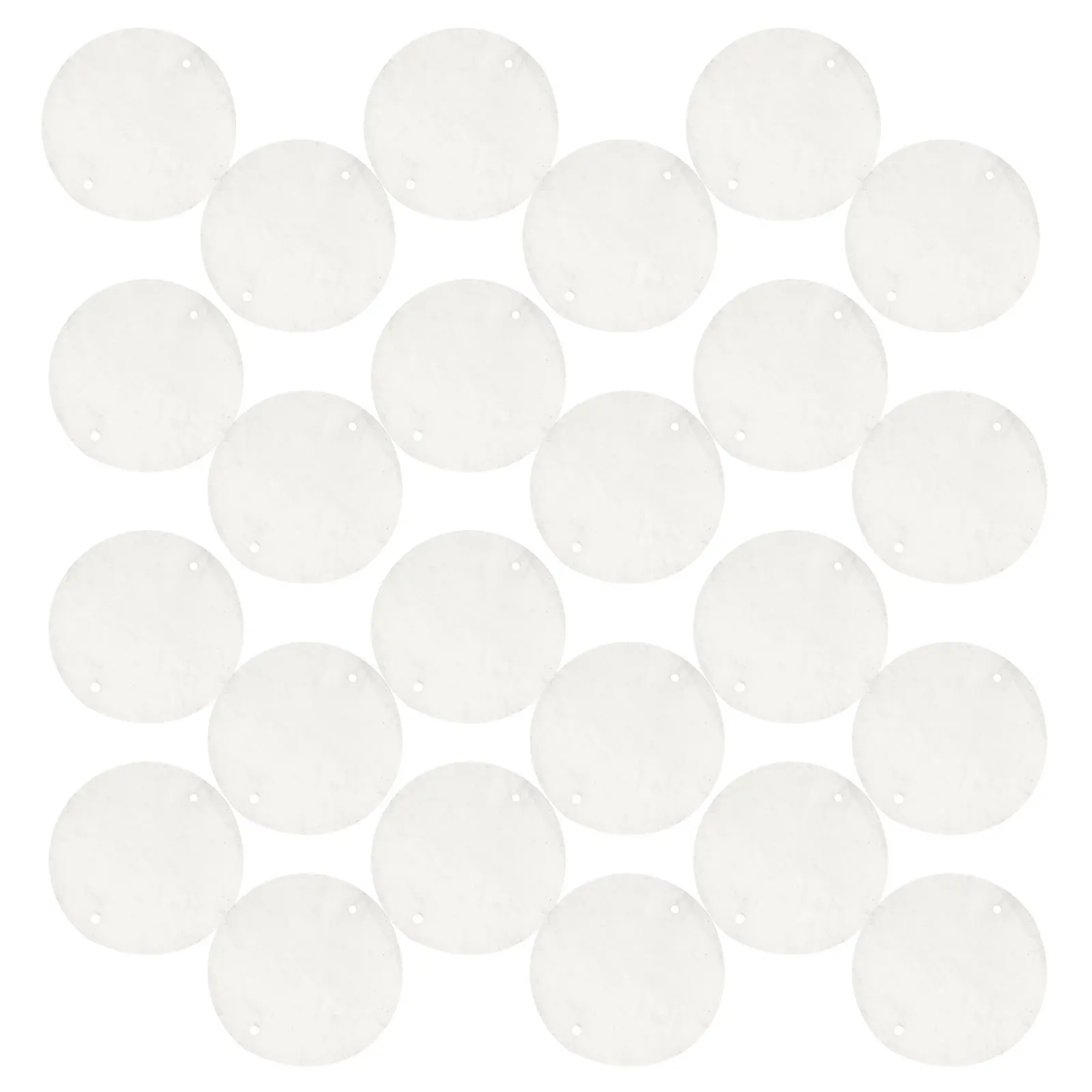

100pcs Shell Slices Polished Round Beads For Diy Jewelry Making Craft Pendant Earring Wind Chime Decorative