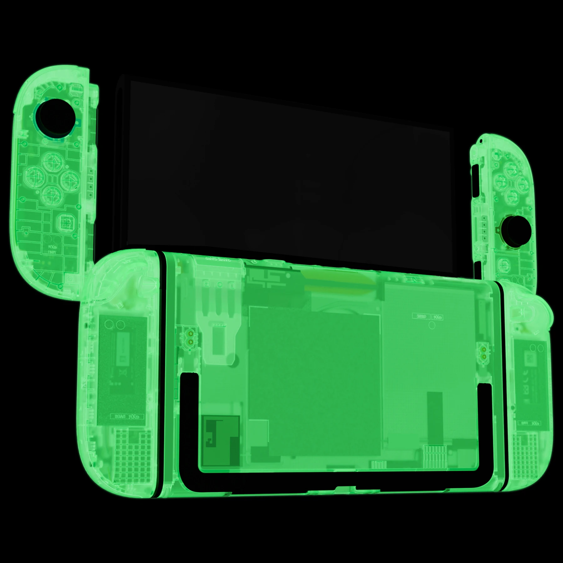 

eXtremeRate Full Set Housing w/Buttons for Joycon 2 for Nintendo Switch 2 - Glow in Dark - Green