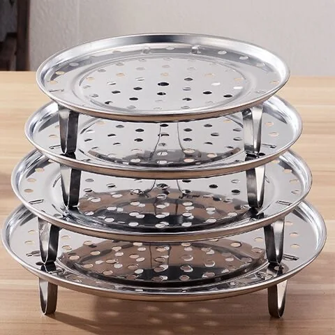 Multifunctional food steaming rack can steam buns and eggs, stainless steel steamer tray rack, steaming rack, kitchen utensils