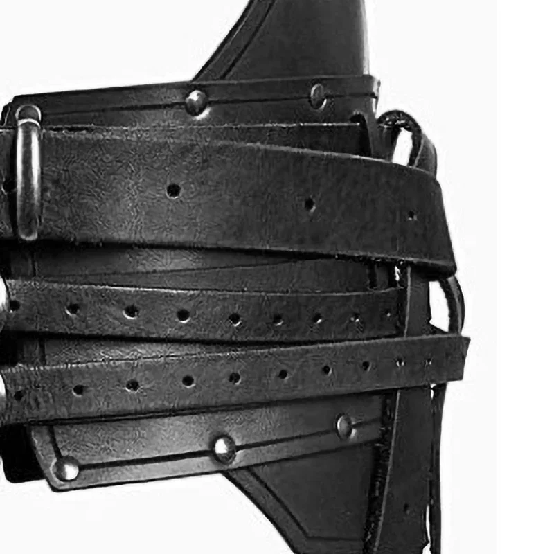 Medieval Wide Leather Armor Belt Steampunk Waist Costume Accessory Women Men Viking Knight Antique Waistband For Larp Cosplay