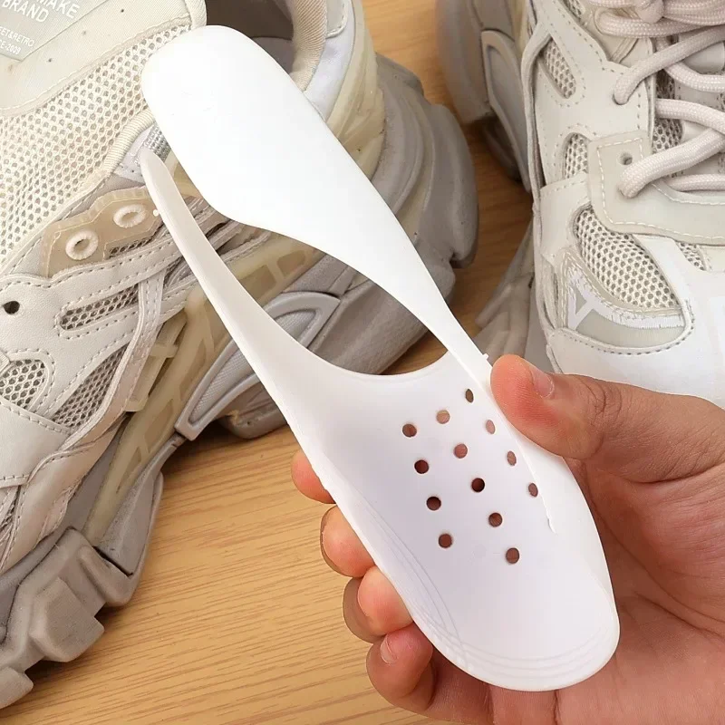 2/10Pcs Anti Crease Shoe Head Protector Women Men White Wrinkled Fold Shoe Support Daily Sport Shoes Breathable Crease Protector image 4