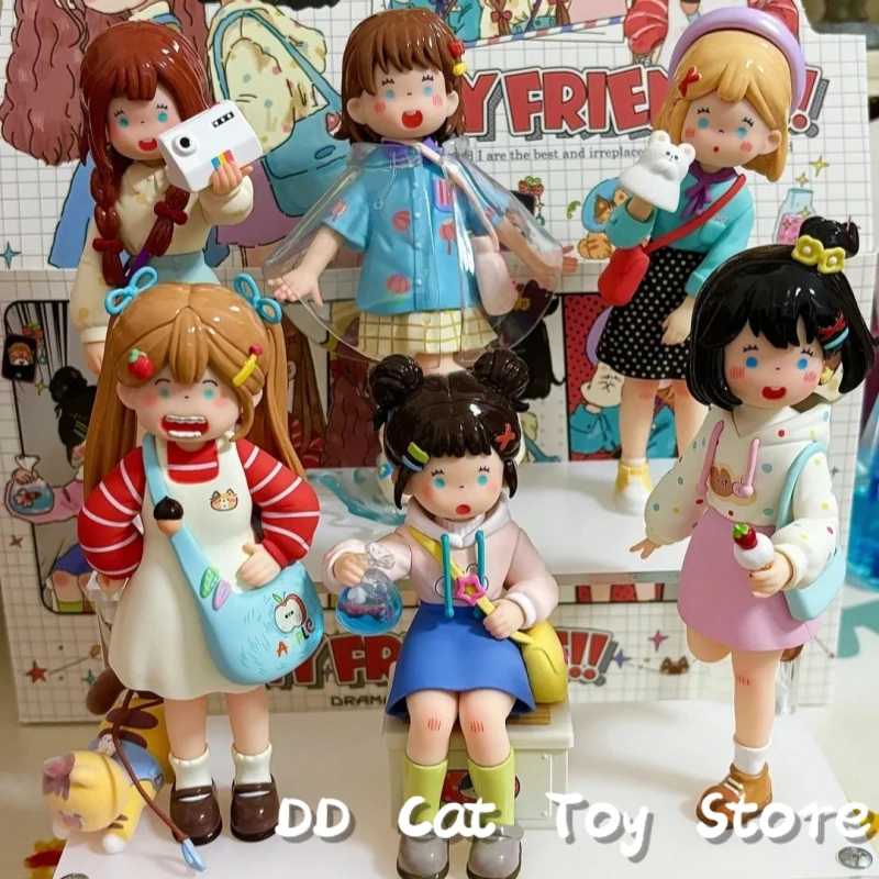 

В наличии оригинальный Mila Girl Suki My Friendsseries слепая коробка милая экшн-фигурка декор для стола орнамент Surprisde Box подарок на день рождения