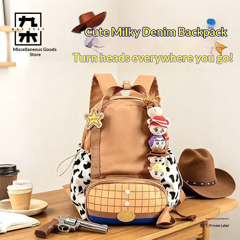 

Toy Story 5 Large Capacity Student Backpack Multi Pockets Spacious Storage School Daypack Lightweight Travel Shoulder Bag Gift