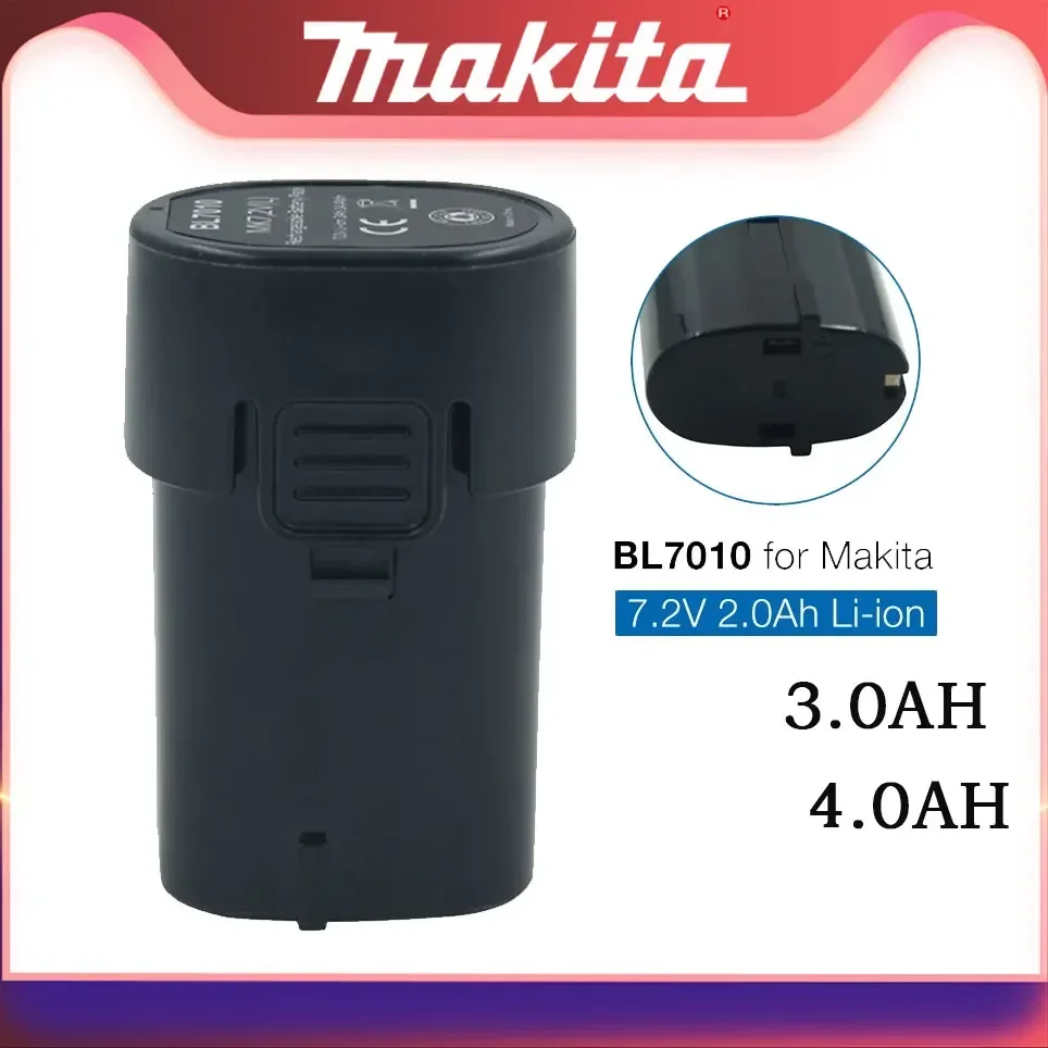 Electric tool battery for Makita 7.2V 3000mah BL7010 BL0715 DF010 DF012 DF022 7.2-4 194355-2 194356-3