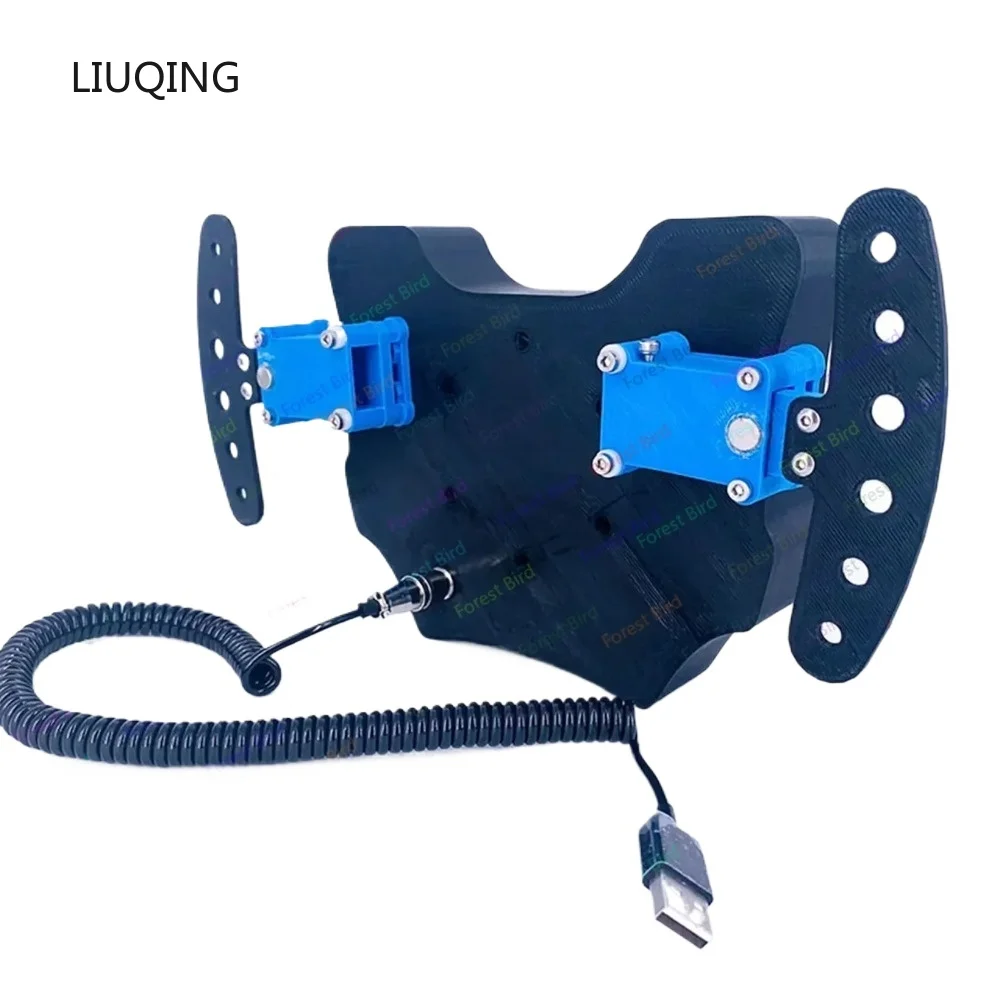 PC USB محور السباق عجلة القيادة أداة زر صندوق وحدة التحكم المركزية لـ Logitech Thrustmaster Fanatec محاكاة لعبة السباق