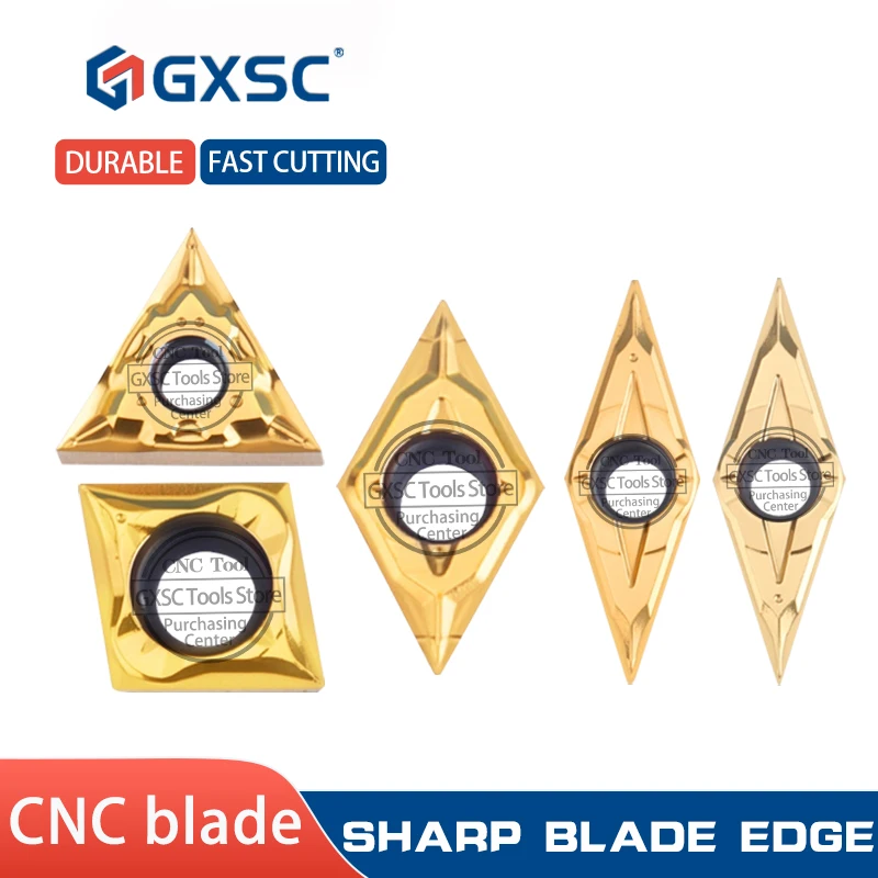 

CNC External Turning Tool VBGT VCGT CCGT DCGT TNGG Turning Inserts VBGT110301-YL TNGG160404-UL Outer Circular Inner Hole Blades