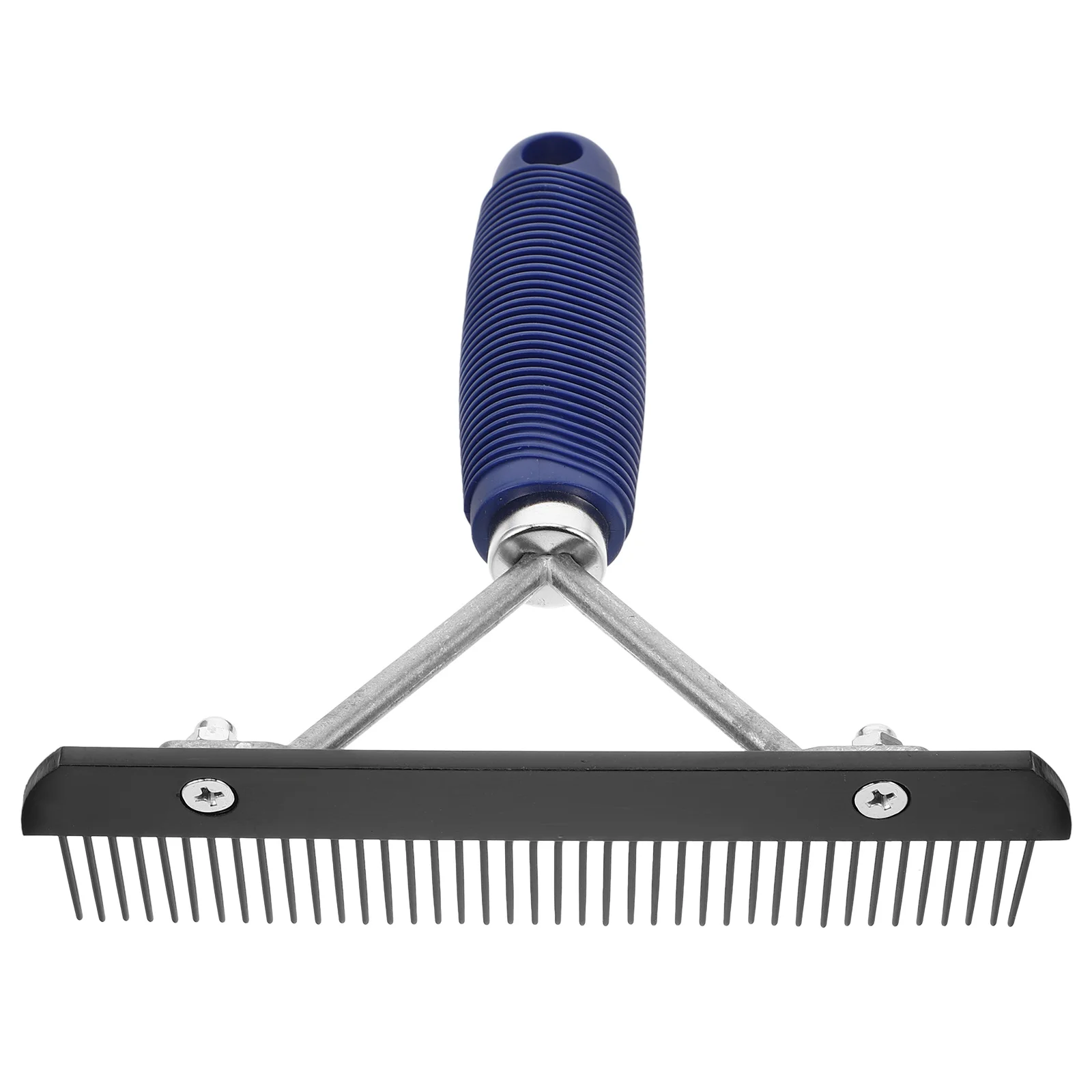 

Dematting Rake Comb For Dog Sheep Stainless Steel Deshedding Tool Ergonomic Handle Durable Pet Undercoat Scrubber Horse