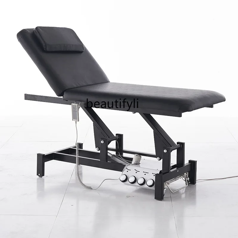 

zq Electric Beauty Massage Bed Physiotherapy Tattoo Chair Massage Massage Bed Foldable and Hoisting Tattoo Couch