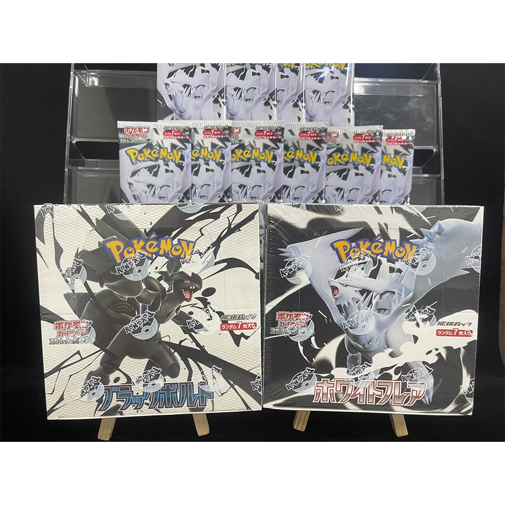 Ptcg Card Sv11 Reshiram Zekrom Scarlet Violet Booster Box Anime Collection Card Toy Gift