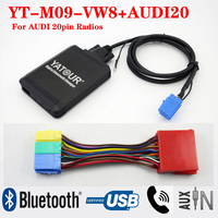 Yatour M09 Bluetooth USB 3.0 High speed FLAC APE AAC Hi-fi music adapter for VW Skoda Seat 8pin AUDI 20pin radios